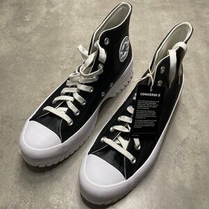 Converse Chuck Taylor All Star Lugged 2.0 HI - M9.5 W11.5 Black & White